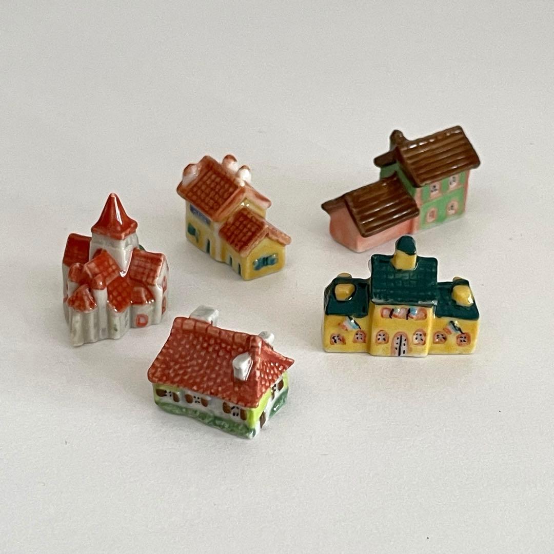 フランスの小さな村　希少品　美品　フェーブ　ヴィンテージ　フクロウとおまとめ