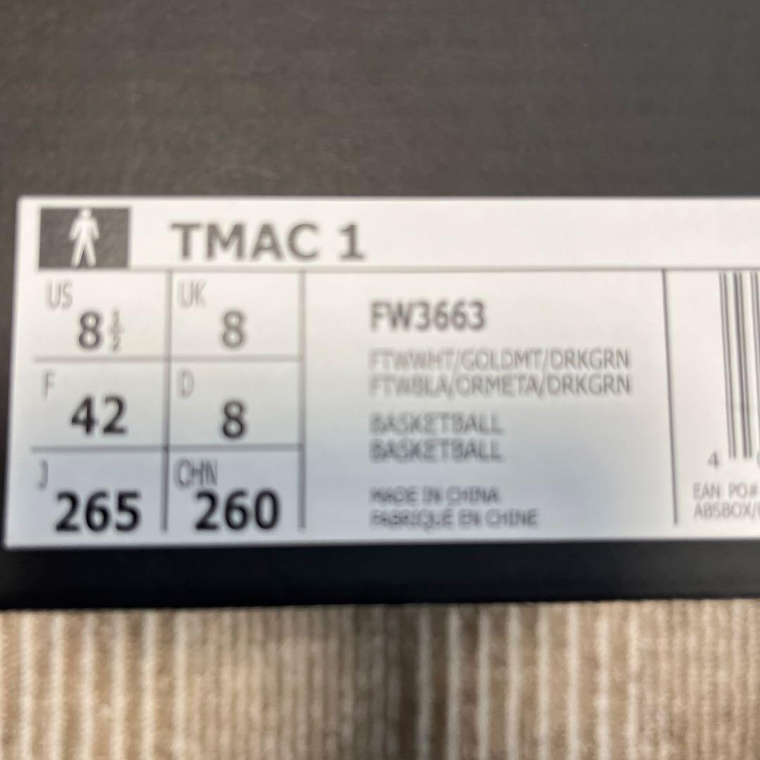 シューズ(男性用) adidas TMAC 1 26.5