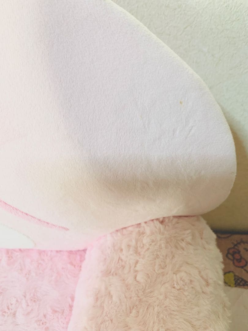 み*ゅ様 マイメロディ フワフワボアソファ 一人用 中古