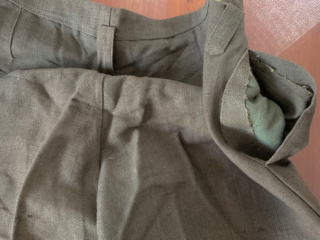 ミッちゃん戦争遺物！戦時下の「警防団」制服〔略帽/上着/ズボン〕３点セット