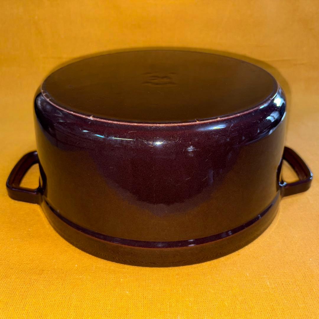 早い者勝ち‼️美品 ストウブ 何と美しい色‼️ オーベルジン 26cm ホーロー鍋