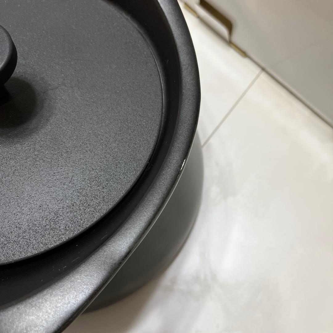 MOLATURA best pot 20cm ベストポット ブラック 土鍋