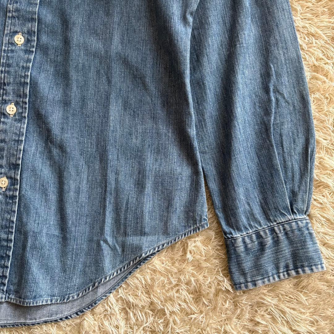 ラルフローレン デニム ダンガリー S カスタムフィット ボタンダウンシャツ