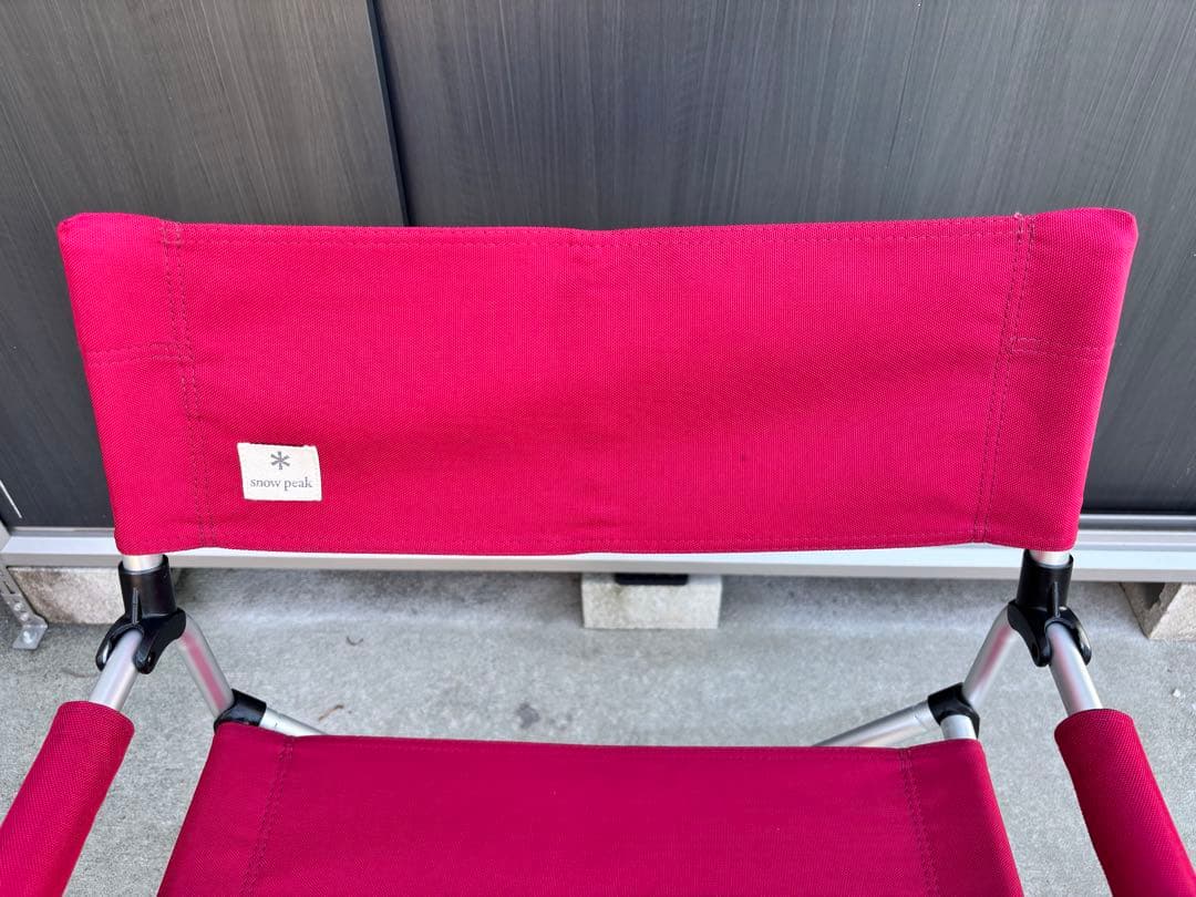  peak アウトドアチェア 赤