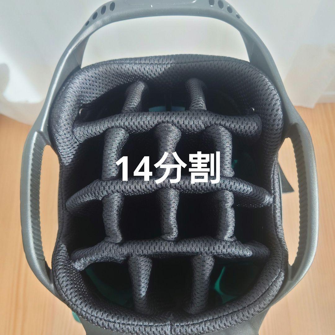 BOYEASKULLEAPグリーン ウルトラライトキャディバッグ 14分割