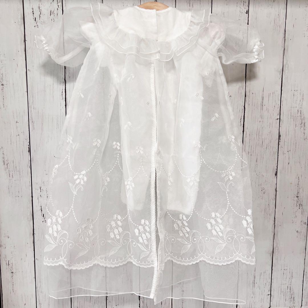 ファミリア すずらん刺繍ベビーセレモニードレス&帽子&ツーウェイオール