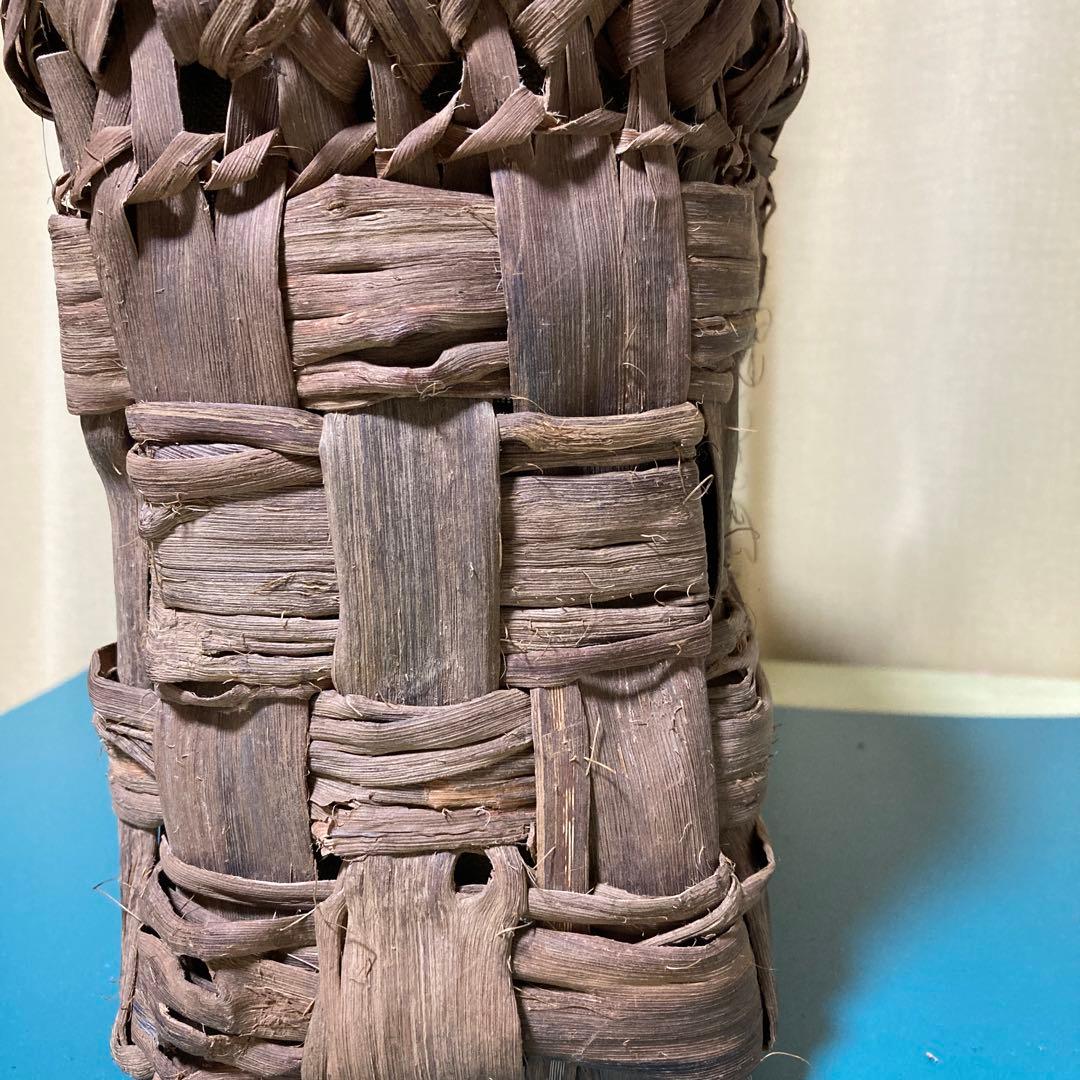 山葡萄カゴバッグ（国産） 内布、持ち手革カバー付 手作り