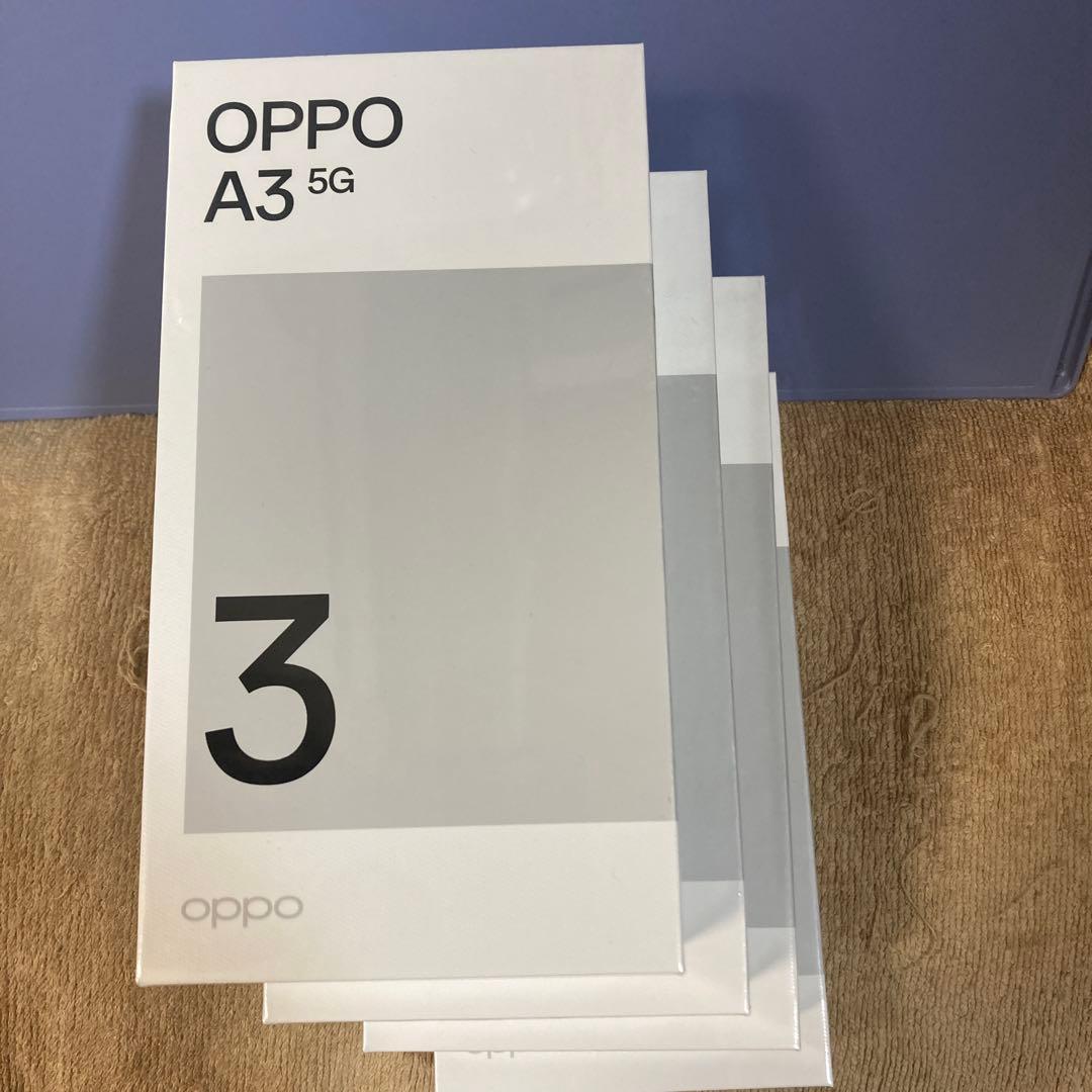 OPPO A3 パープル 4台 Y!mobile A402OP未開封新品 送料込