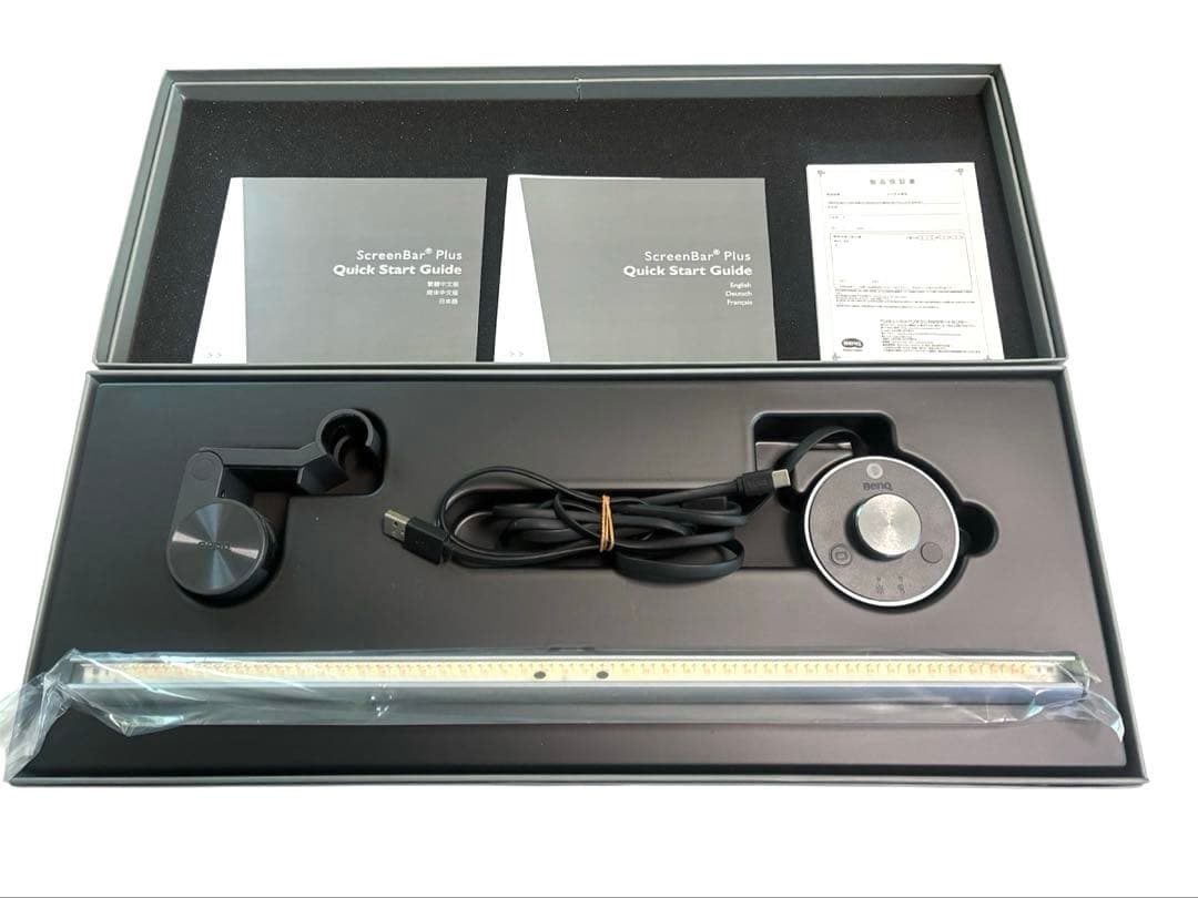 BenQ ScreenBar Plus 美品 モニター掛式ライトモニターライト