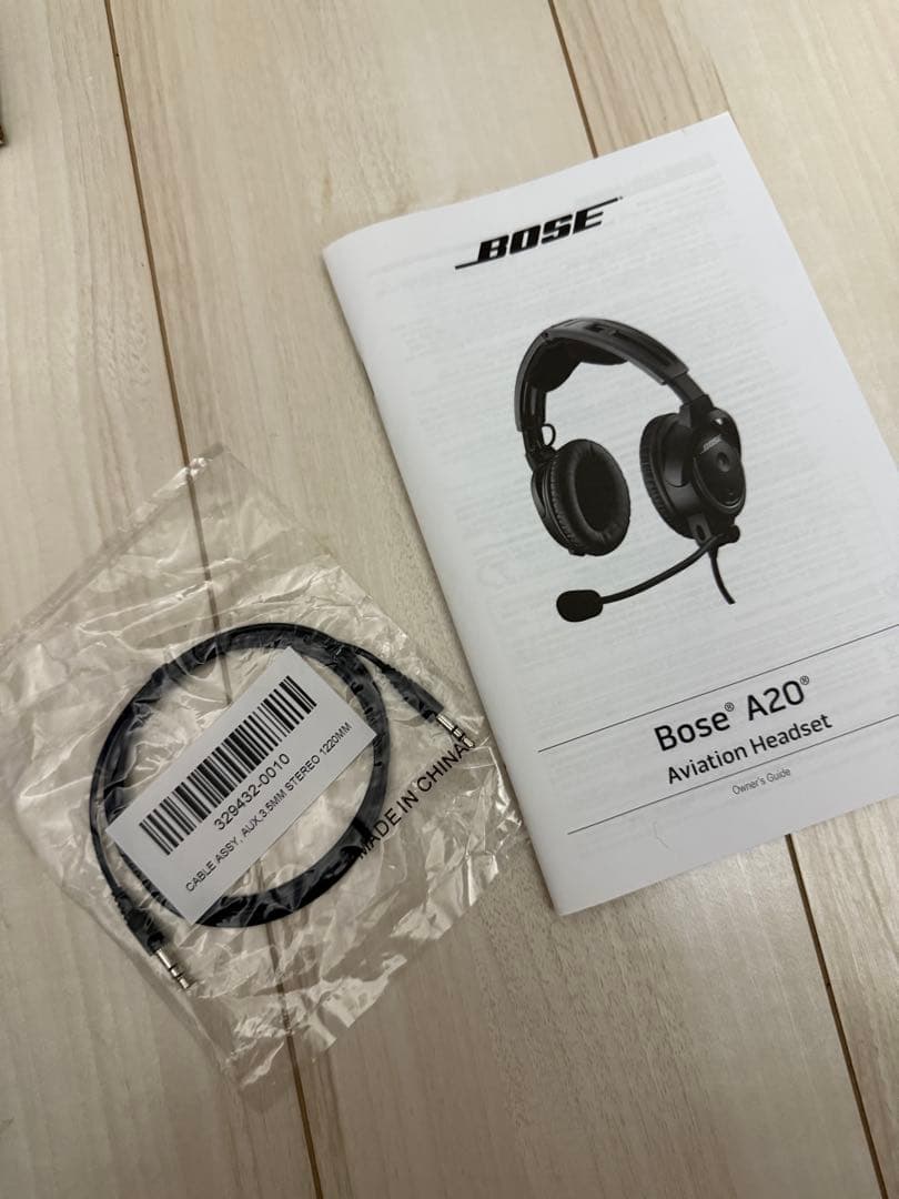 ※にゃん丸 BOSE A20 (新品パッド、変換ケーブル付き)