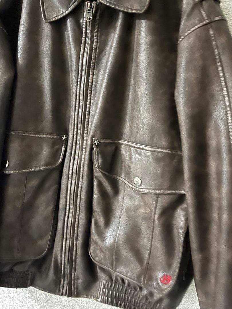 BITTERCELLS Star Leather Jacket レザージャケット