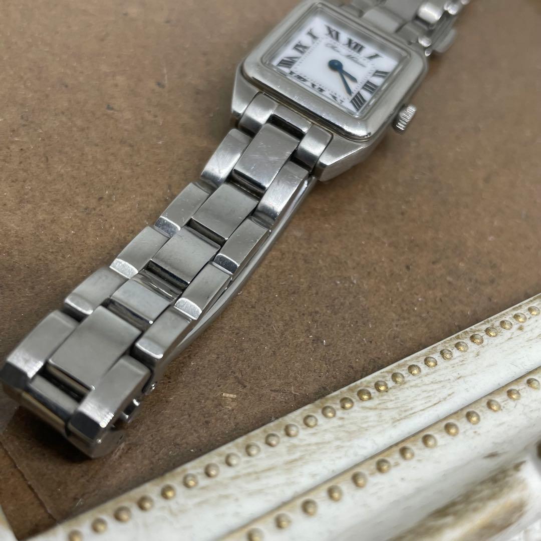 HIROB ソーラー腕時計 スクエア ローマ数字 箱付　コマ付き