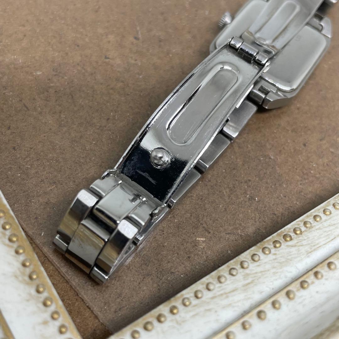 HIROB ソーラー腕時計 スクエア ローマ数字 箱付　コマ付き