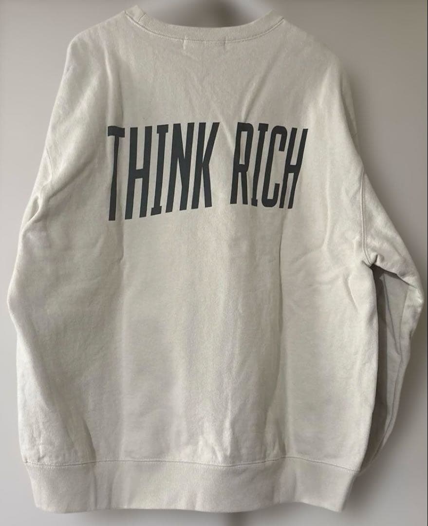 極美品☆AP STUDIO PRINT SWEAT PULLOVER ナチュラル