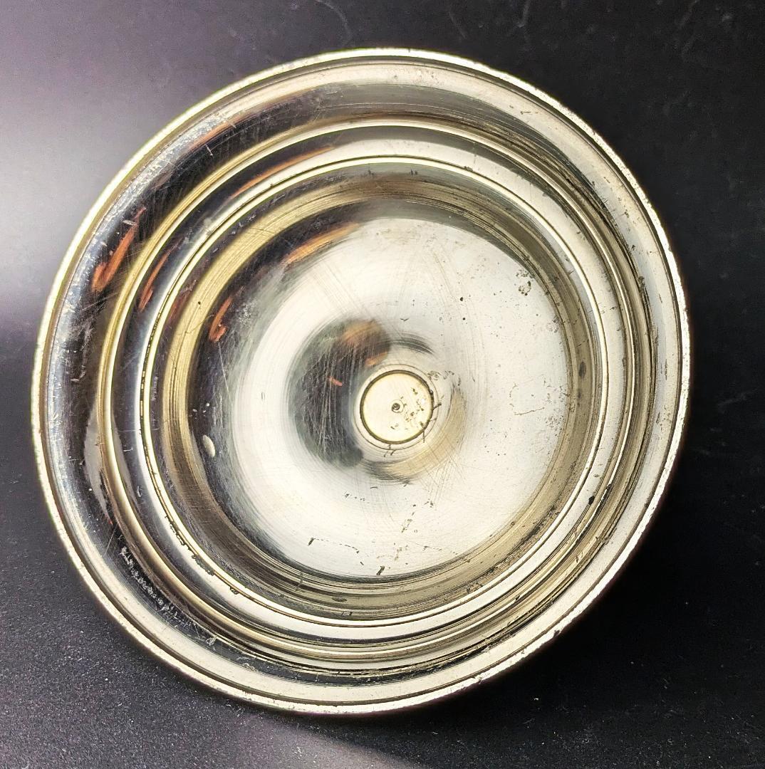 大型24㎝！仏アンティーク オルモル技法ガラス ルージュ クッキージャー