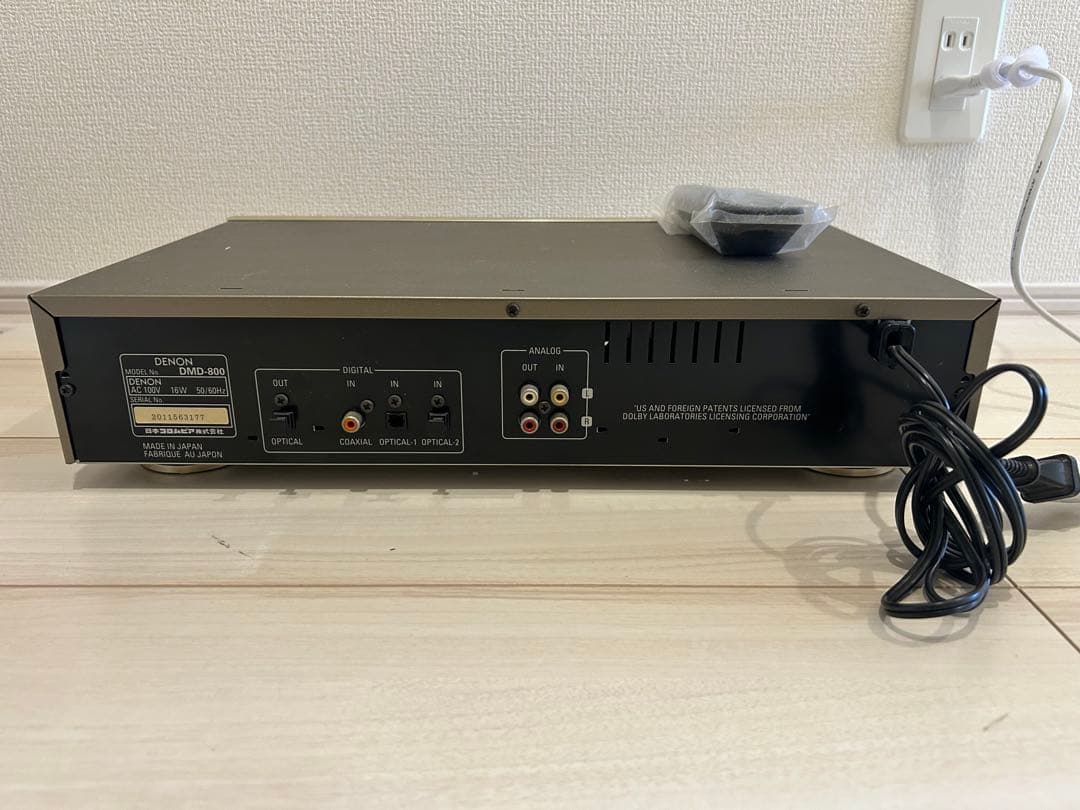 DENON DMD-800 MDデッキ　MDプレーヤー/レコーダー　 日本製