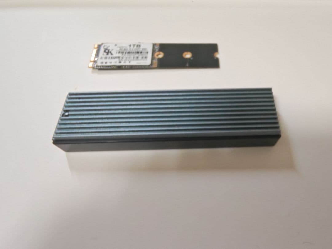 SK-800 M.2 NGFF SSD 1TB 外付けケース付き