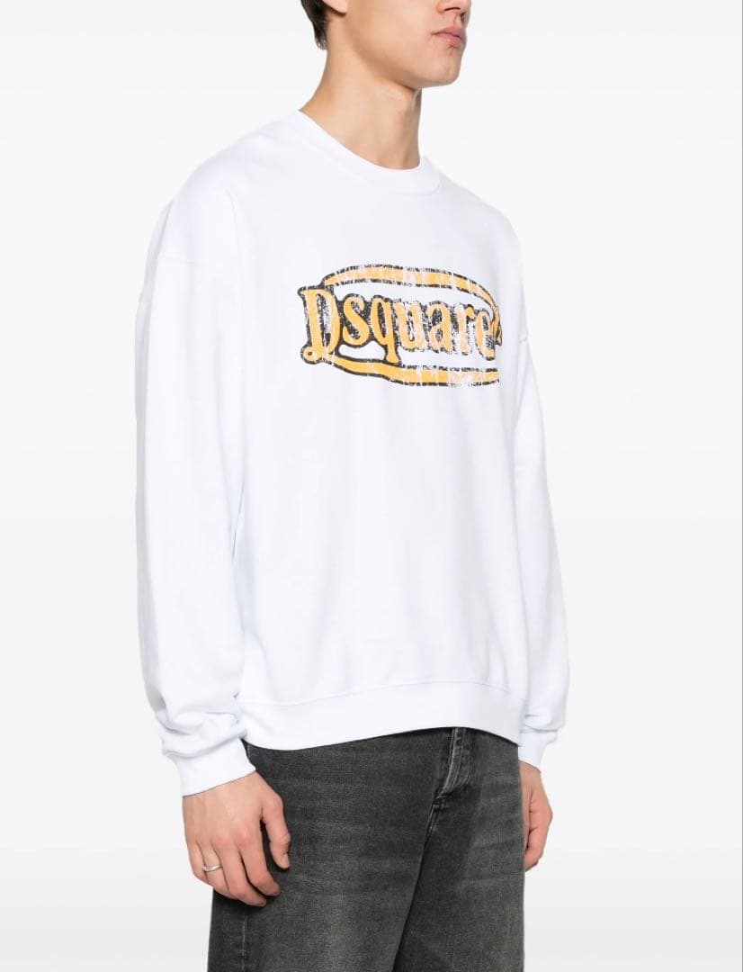 定価7.1万 24SS準新作・新品・タグ付 ロゴ スウェットシャツ サイズXL