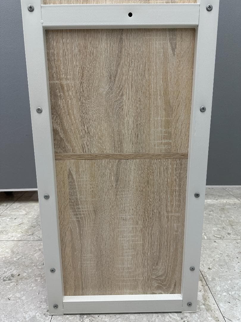 LOWYA　シェルフ　4段引き出し付き　ベージュ