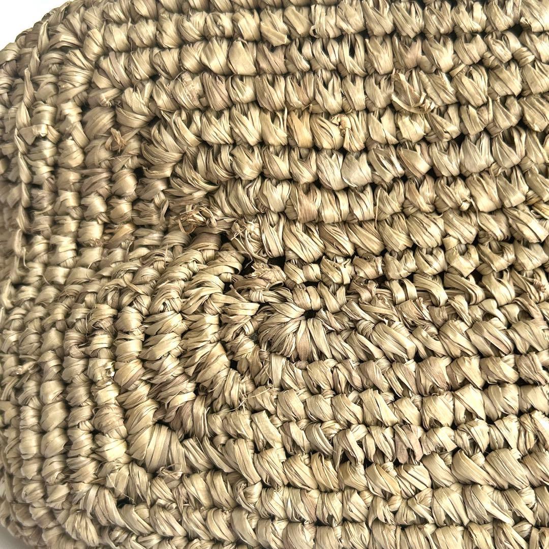 【真夏の大特価SALE！】ヴィオラドーロ　カゴバッグ　トートバッグ　タッセル