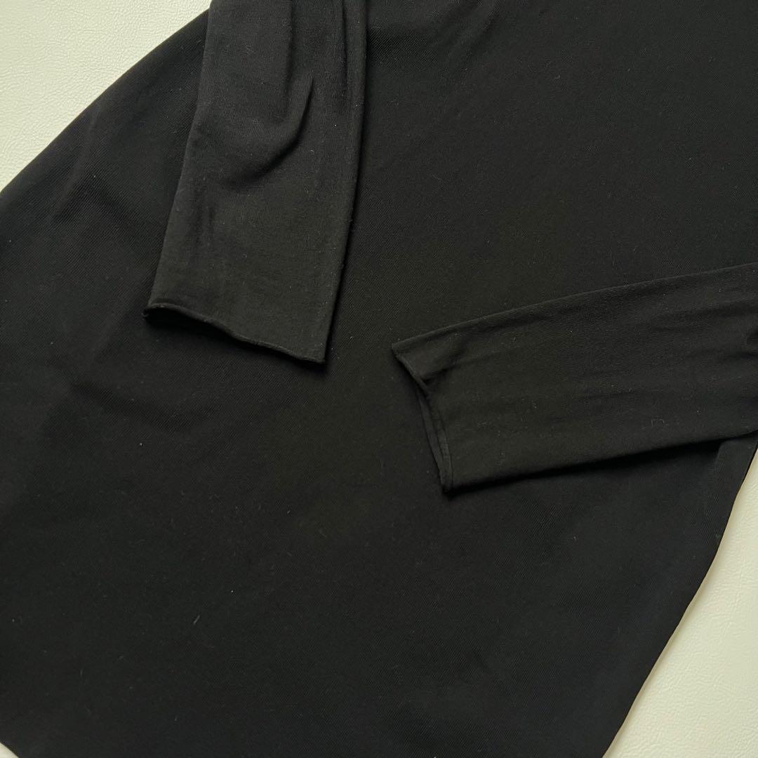 美品　Foxey フォクシー　ニットワンピース　パワーショルダー　ブラック　38