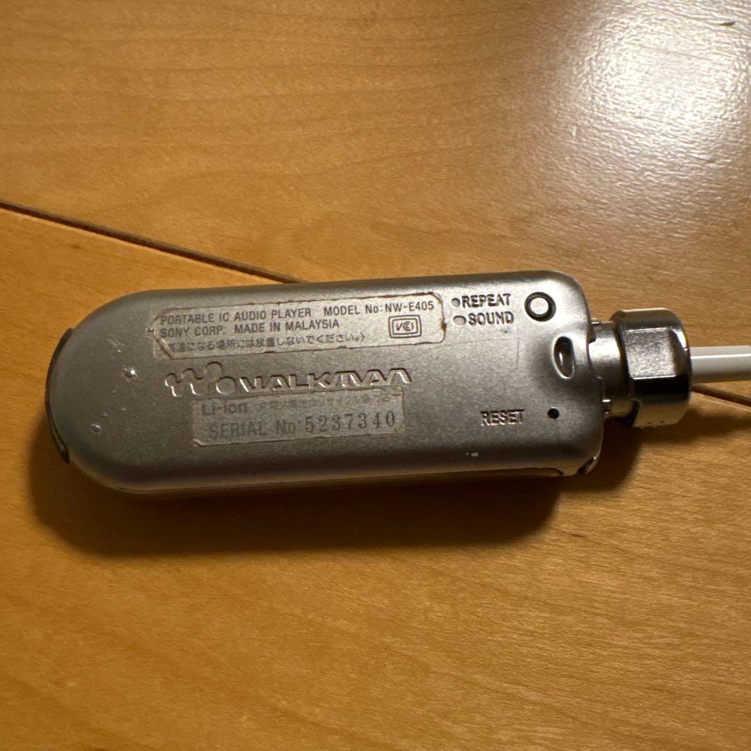 SONY ウォークマン NW-E405 動作確認済み