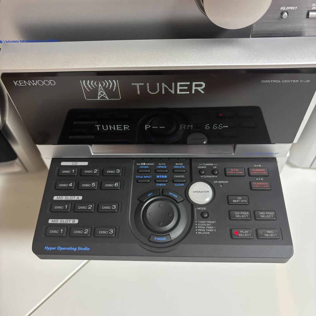 【ワケあり】KENWOOD MDコンポ ALORA XT-7MD