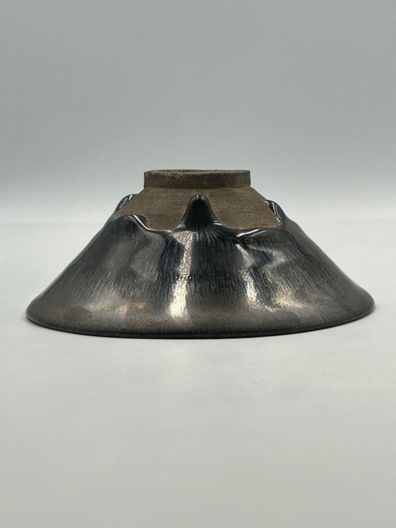 ★0012　宋時代　建窯 黑釉兎豪天目茶碗 茶道具 茶器 唐物天目 中国美術