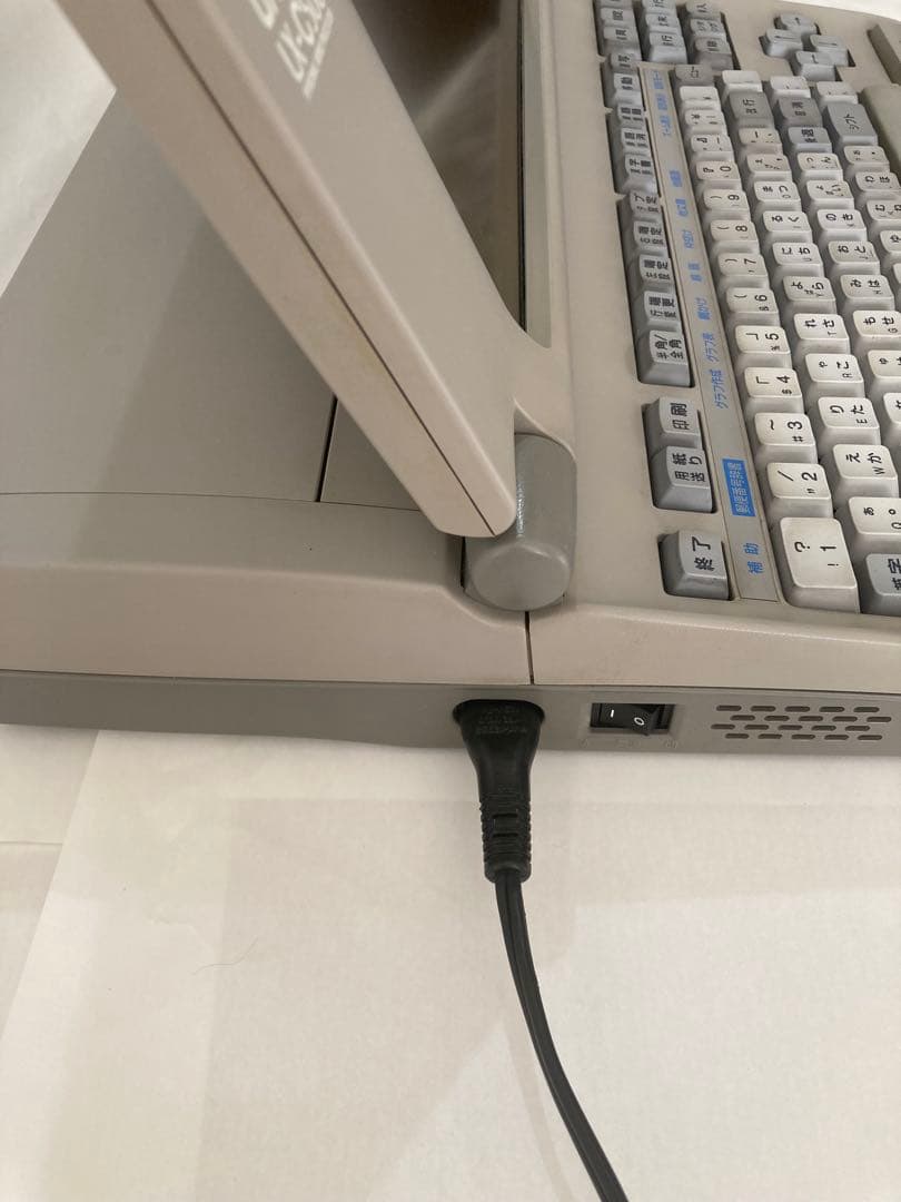 富士通　Fujitsu オアシス ワープロ LX-C500 親指シフト中古　希少