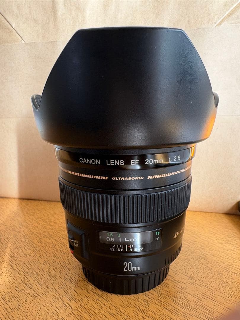 Canon EF 20mm f/2.8 レンズ 中古 クモリ有