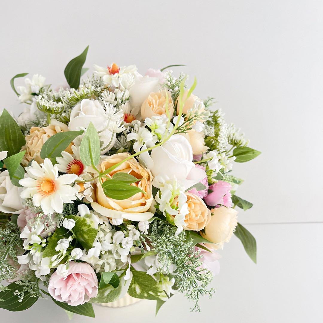 スプリングセレクト｜春待ちフラワーアレンジ ピンクローズの優しい春色フラワー