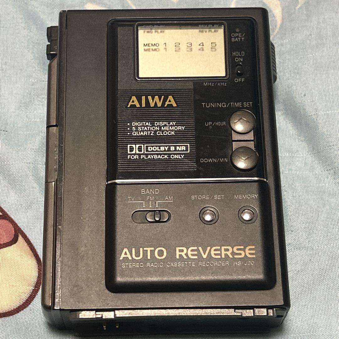 AIWA ステレオカセットレコーダー　hs-j20 ウォークマン