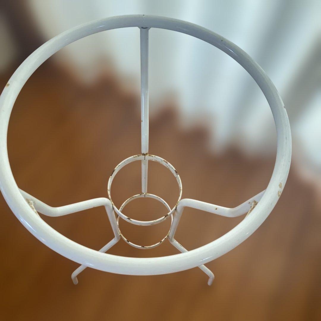 マリービンテージホーロースタンド付きホーローボール2点