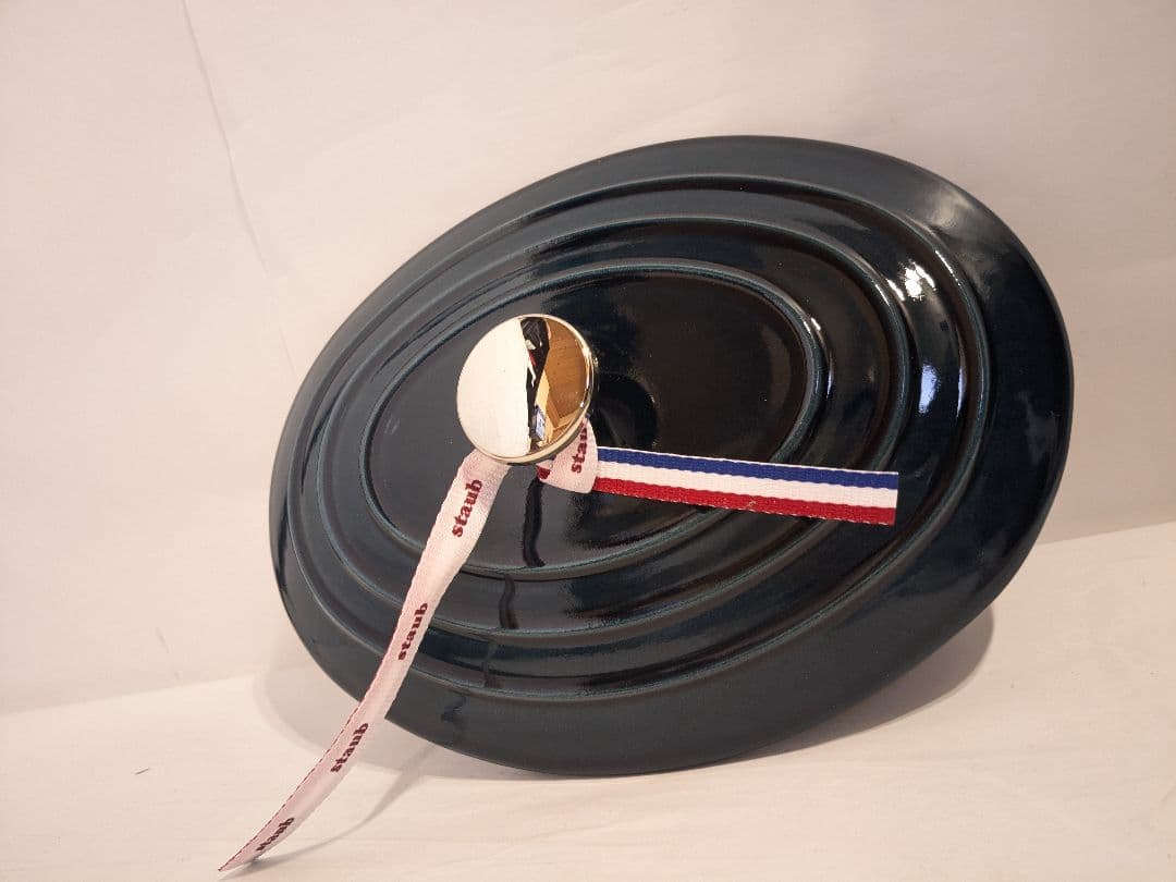 【未使用】Staub　オーバルホットプレート　ラ・メール　23cm　ストウブ