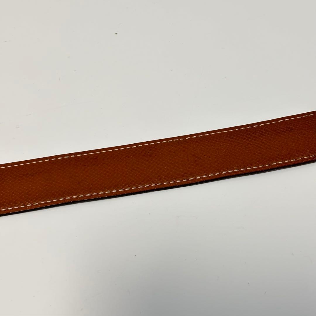 エルメス エトリエ ベルト ボックスカーフ V◯刻 80cm レザー