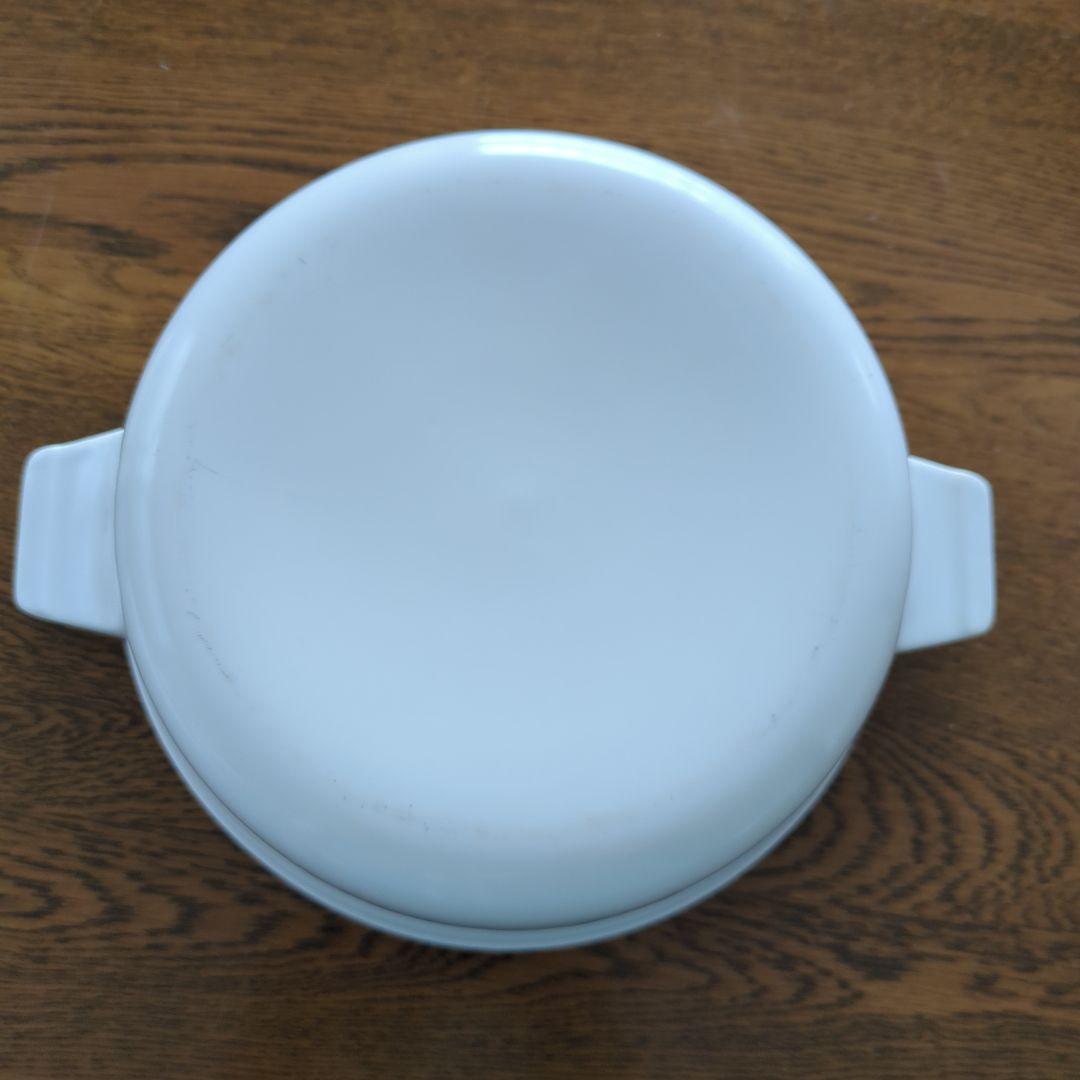 ノリタケチャイナ　北欧柄　progession 　レトロ陶器キャセロール鍋