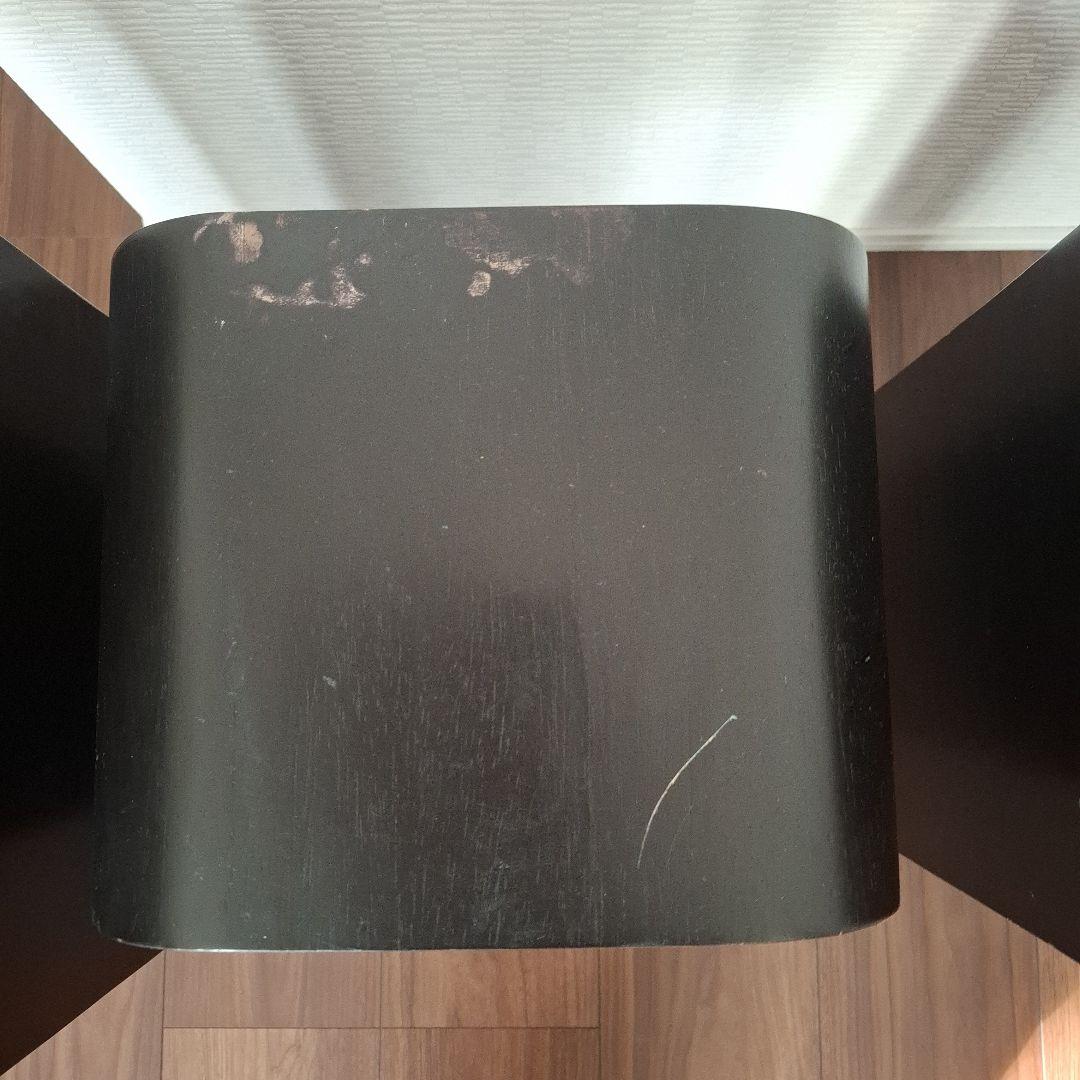 黒い木製収納ラック　ブーム　メトロ　キューブ　シェルフ