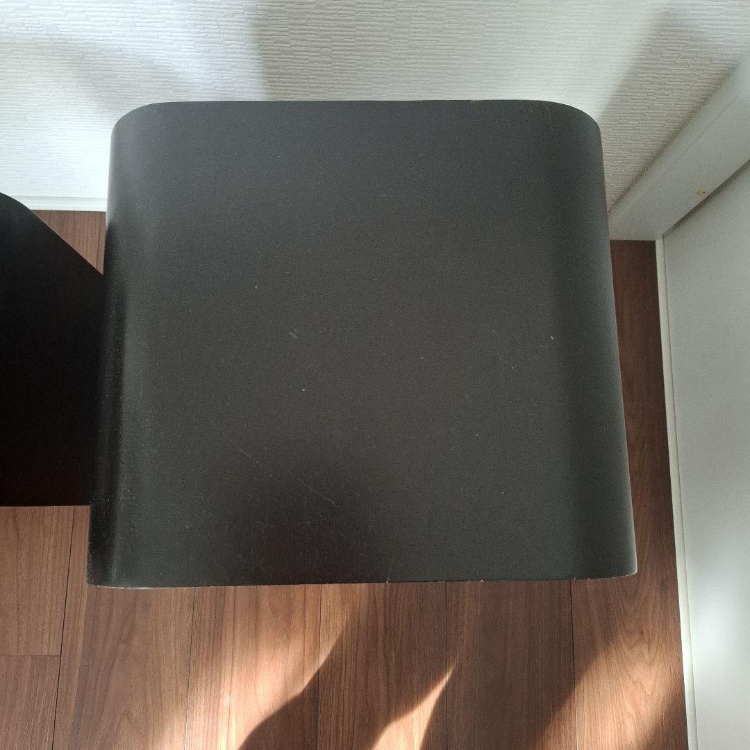 黒い木製収納ラック　ブーム　メトロ　キューブ　シェルフ