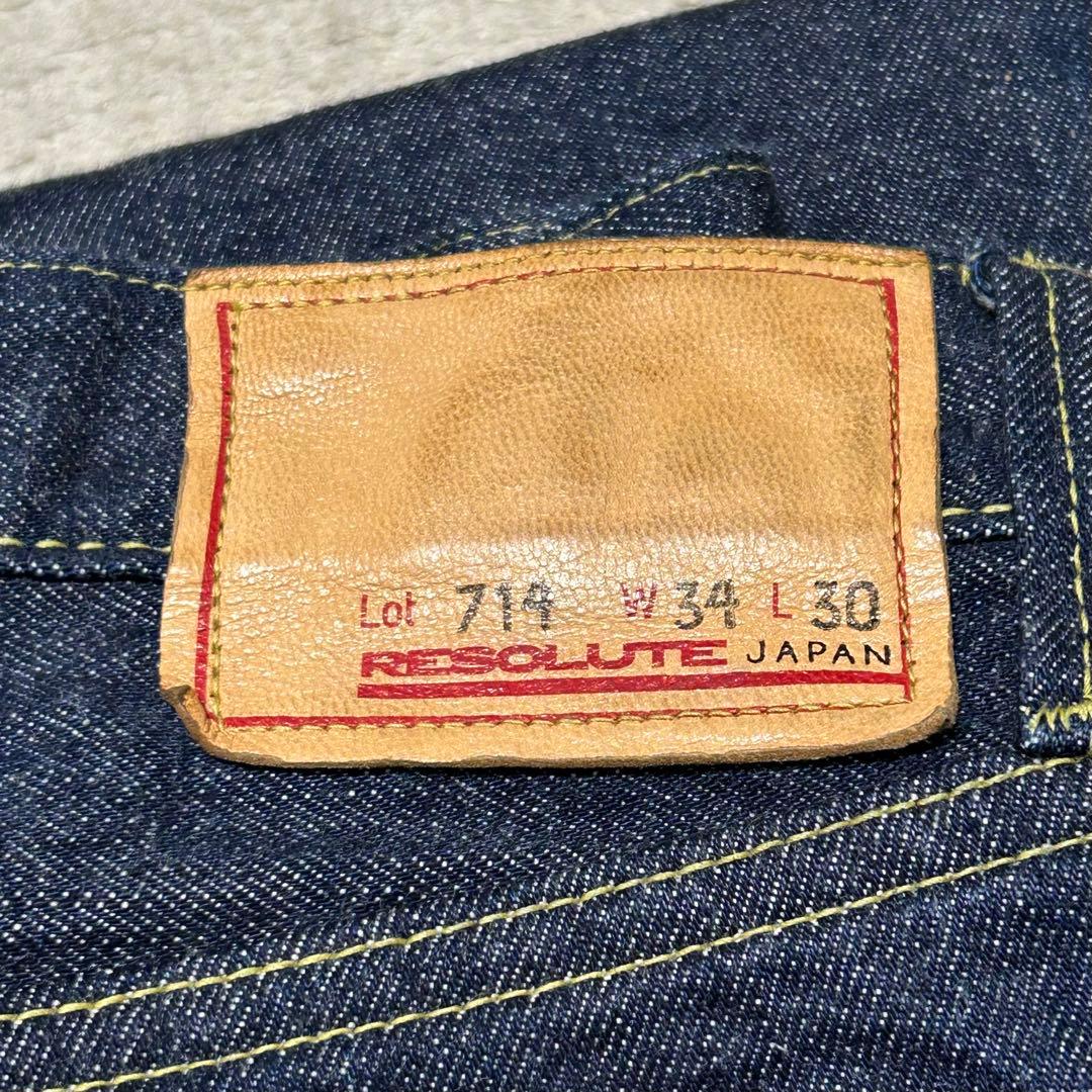 【試着のみ】RESOLUTE 714／リゾルト714／大戦モデル／W34 L30