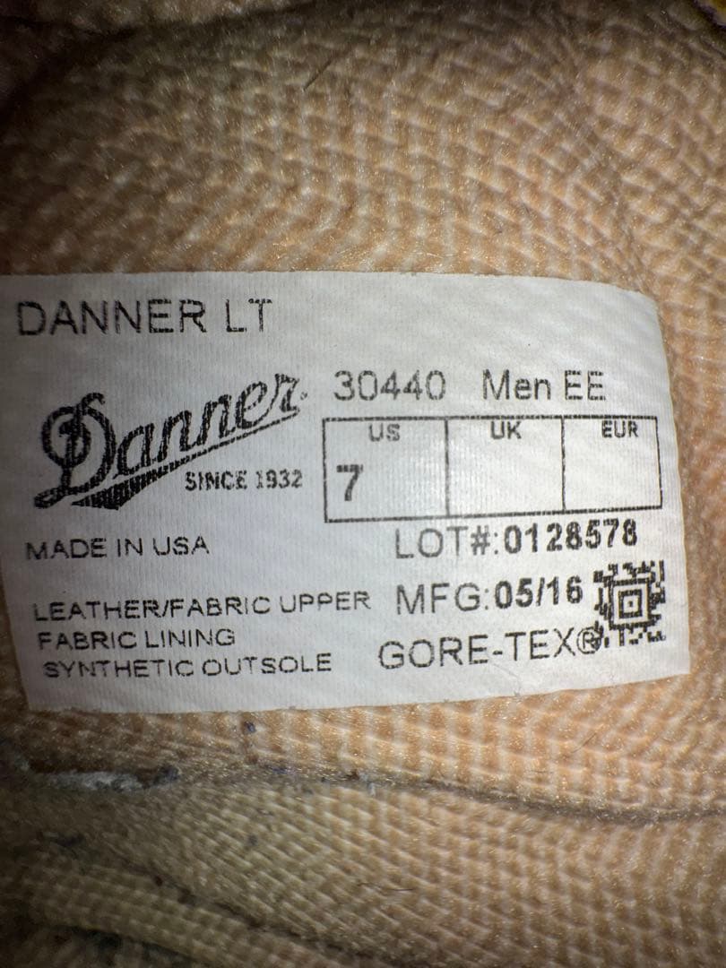 【美品 箱付き25cm】DANNER Danner Light 7EE