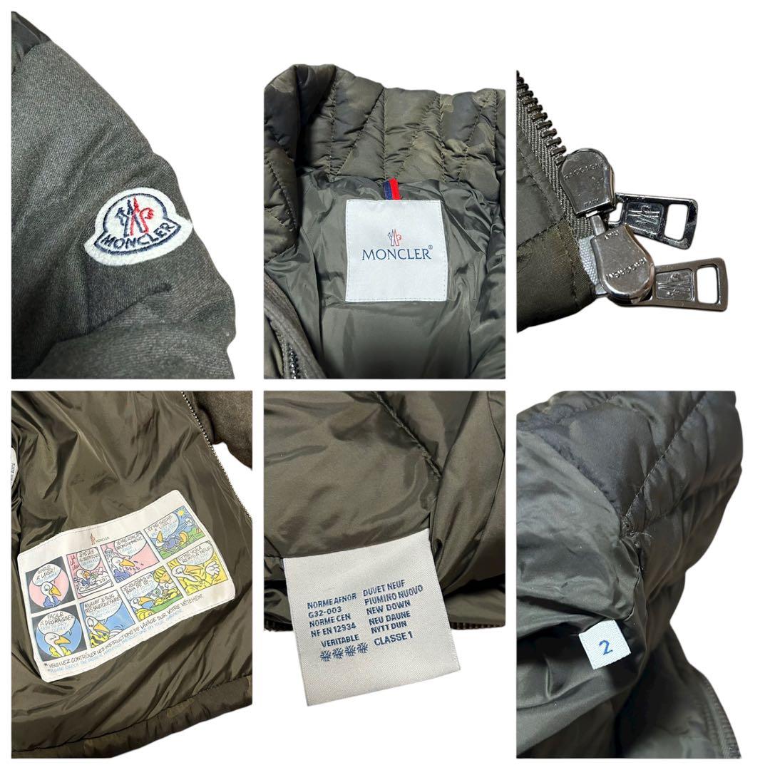 スケール ◎◆MONCLER◆ ダウンジャケット/破れ有り/サイズ２