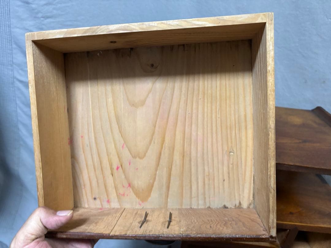 時代小箪笥 欅材 天然木 アンティーク家具 ビンテージ 木製箪笥