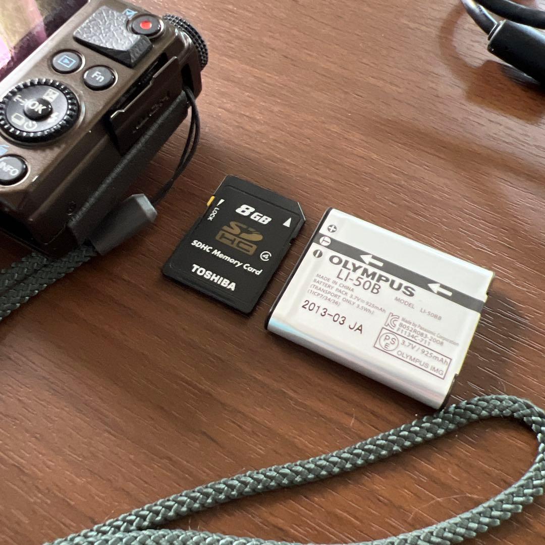 【説明書付き】OLYMPUS STYLUS XZ-10 画面割れ有り