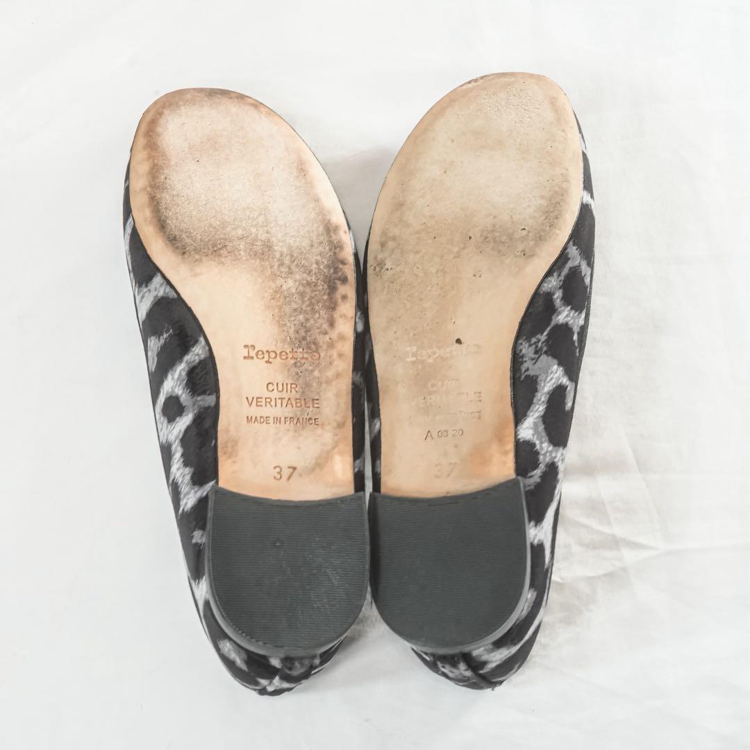 ☆美品☆ Repetto バレエシューズ　フラット　レオパード柄　37サイズ