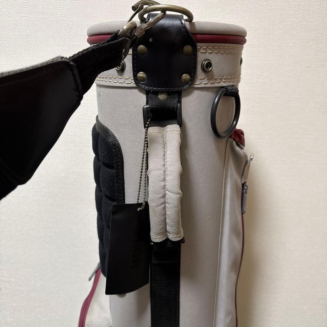 希少 PRGR プロギア キャディバッグ スタンド式 ビンテージ