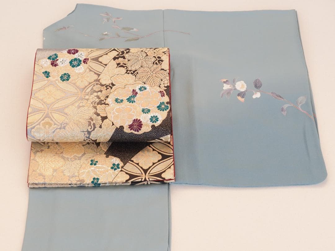 十日町友禅　一梗　清楚な付下げ訪問着　正絹