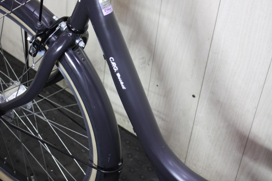 CARG BUCKET 24型AUTO LED 6速 軽快シティーサイクルBAA