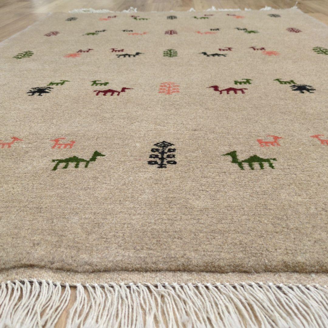 Winter SALE ペルシャ絨毯　ギャッベ　新品 148x108 cm