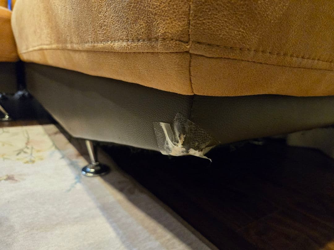 コーナーソファ　カウチソファー　レイアウトフリー　レザーファブリック