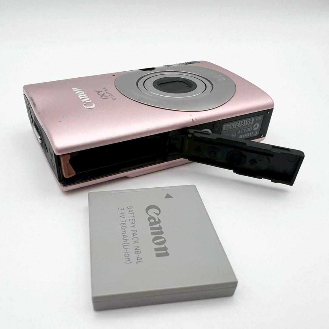 【完動品】Canon IXY 20 IS コンデジ ピンク 動作確認済